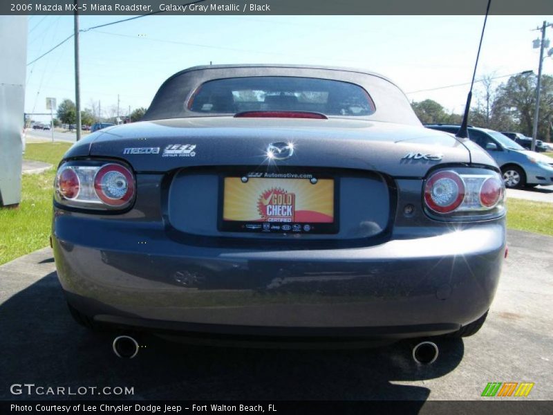 Galaxy Gray Metallic / Black 2006 Mazda MX-5 Miata Roadster