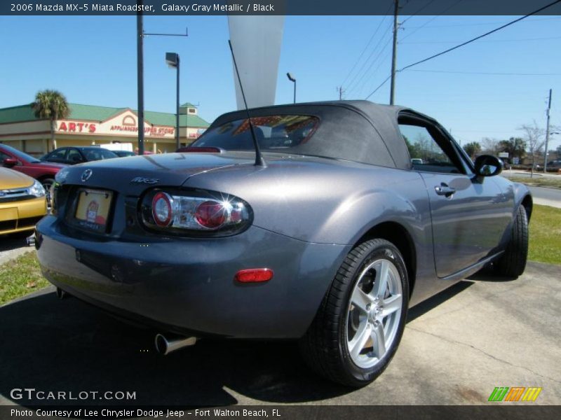 Galaxy Gray Metallic / Black 2006 Mazda MX-5 Miata Roadster