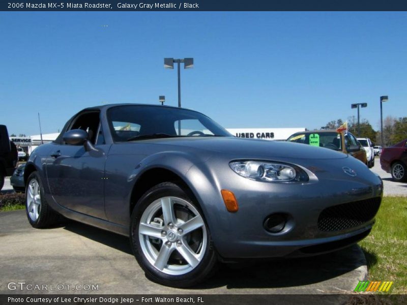 Galaxy Gray Metallic / Black 2006 Mazda MX-5 Miata Roadster