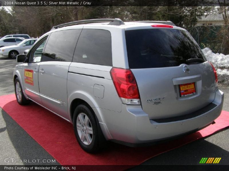Silver Mist Metallic / Gray 2004 Nissan Quest 3.5 S