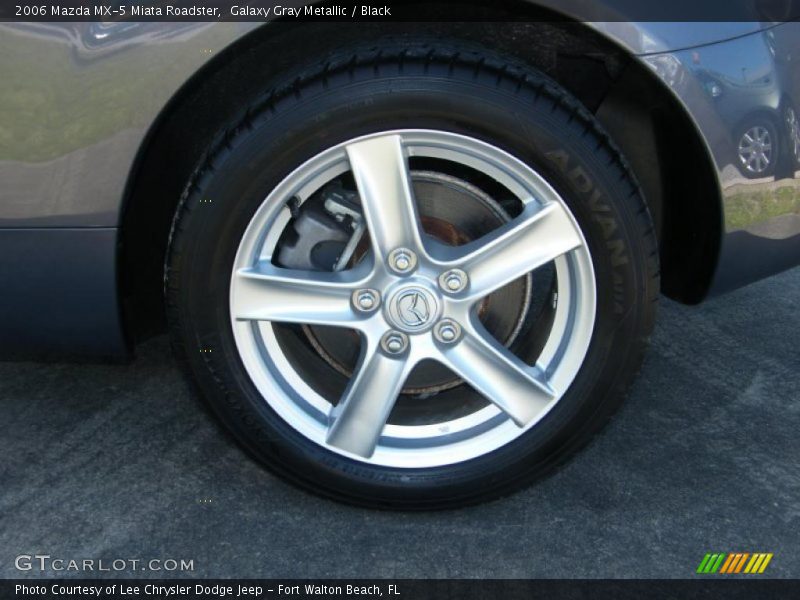Galaxy Gray Metallic / Black 2006 Mazda MX-5 Miata Roadster