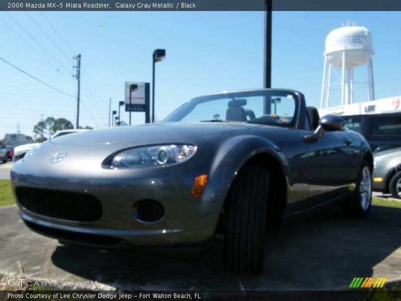 Galaxy Gray Metallic / Black 2006 Mazda MX-5 Miata Roadster