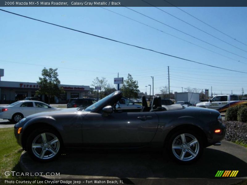 Galaxy Gray Metallic / Black 2006 Mazda MX-5 Miata Roadster