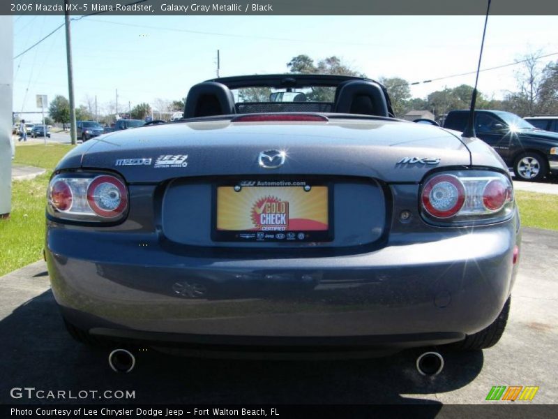 Galaxy Gray Metallic / Black 2006 Mazda MX-5 Miata Roadster