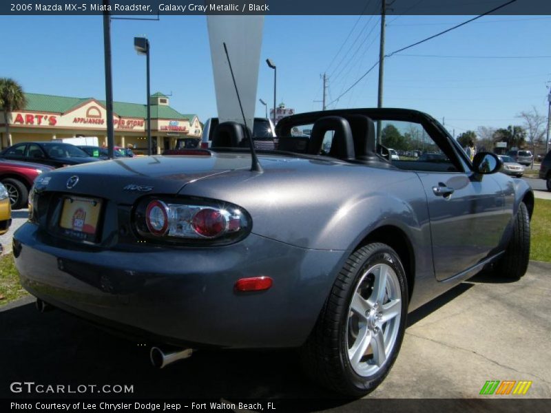 Galaxy Gray Metallic / Black 2006 Mazda MX-5 Miata Roadster