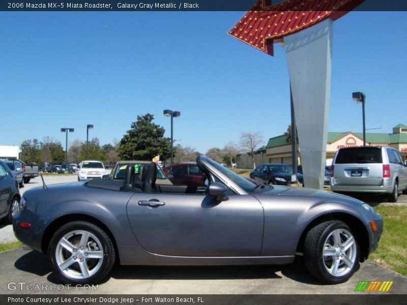 Galaxy Gray Metallic / Black 2006 Mazda MX-5 Miata Roadster