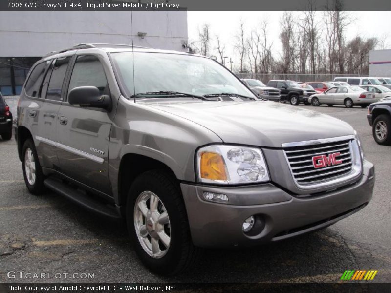 Liquid Silver Metallic / Light Gray 2006 GMC Envoy SLT 4x4