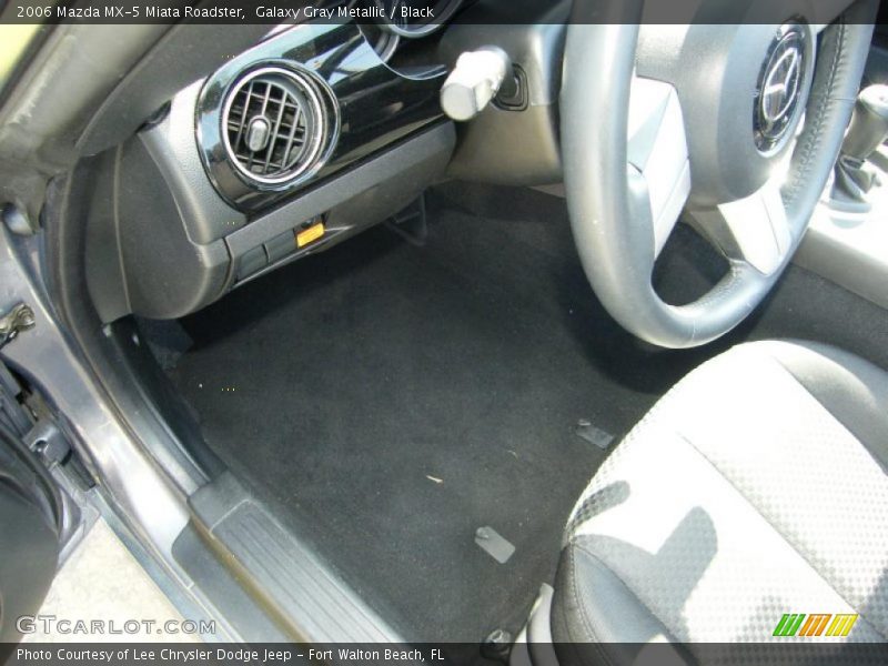 Galaxy Gray Metallic / Black 2006 Mazda MX-5 Miata Roadster