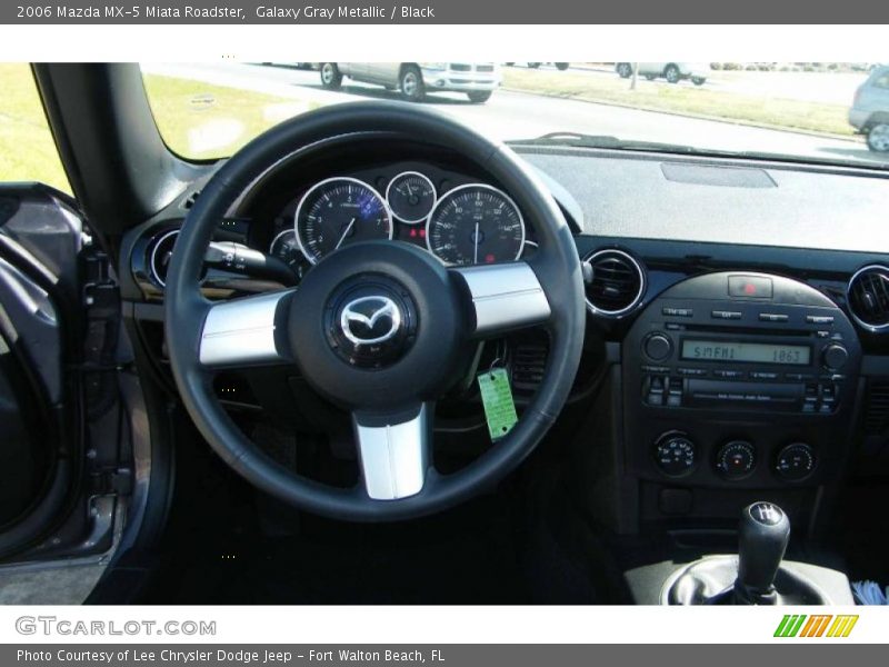Galaxy Gray Metallic / Black 2006 Mazda MX-5 Miata Roadster