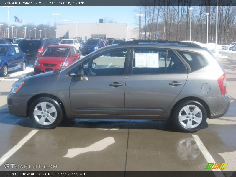Titanium Gray / Black 2009 Kia Rondo LX V6