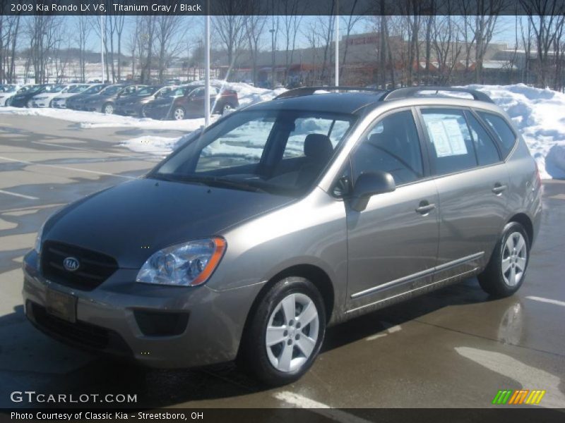 Titanium Gray / Black 2009 Kia Rondo LX V6