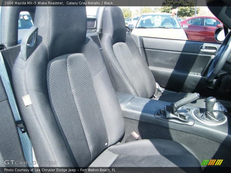 Galaxy Gray Metallic / Black 2006 Mazda MX-5 Miata Roadster