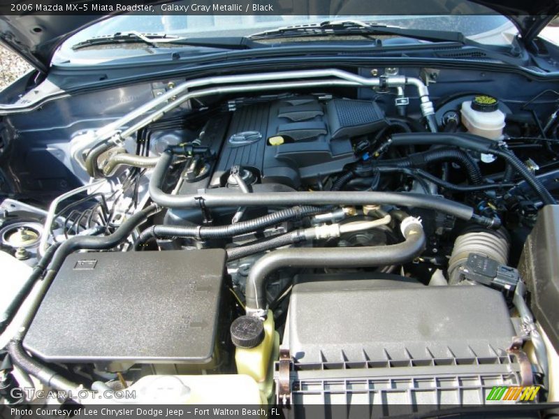 Galaxy Gray Metallic / Black 2006 Mazda MX-5 Miata Roadster