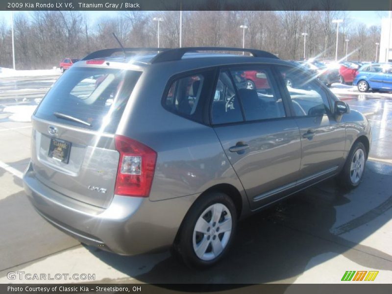 Titanium Gray / Black 2009 Kia Rondo LX V6