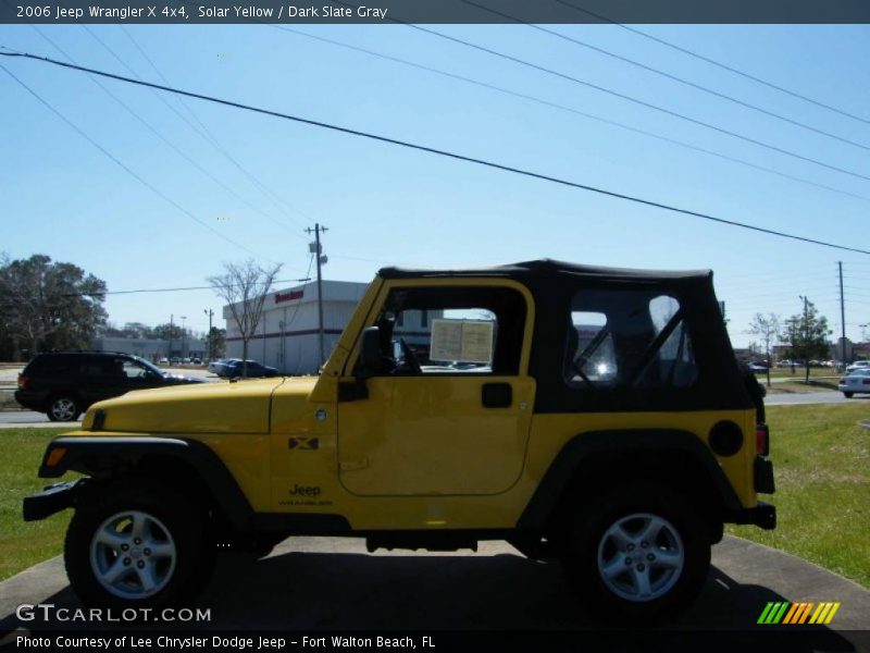 Solar Yellow / Dark Slate Gray 2006 Jeep Wrangler X 4x4