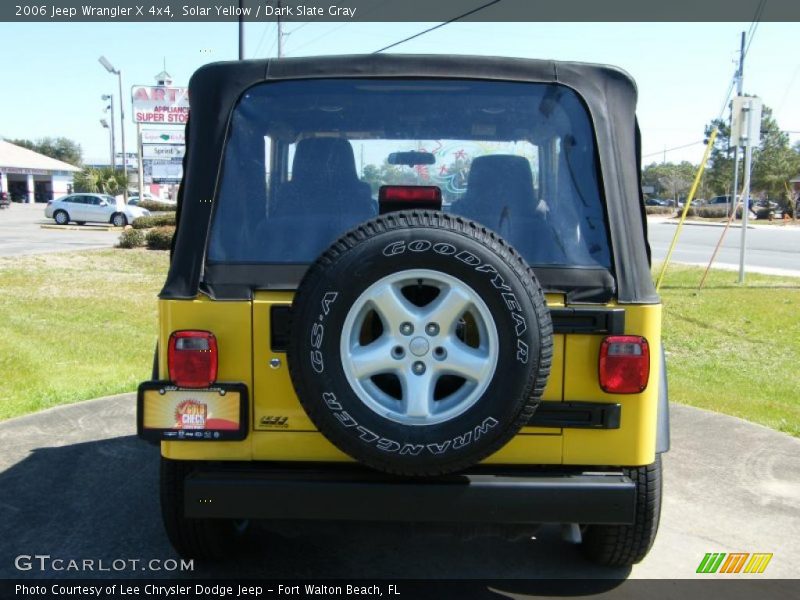 Solar Yellow / Dark Slate Gray 2006 Jeep Wrangler X 4x4