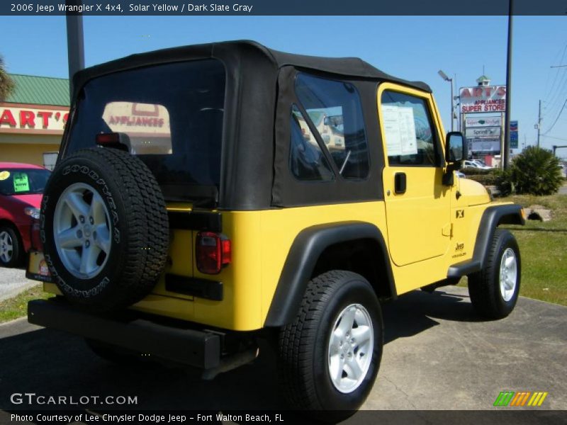 Solar Yellow / Dark Slate Gray 2006 Jeep Wrangler X 4x4