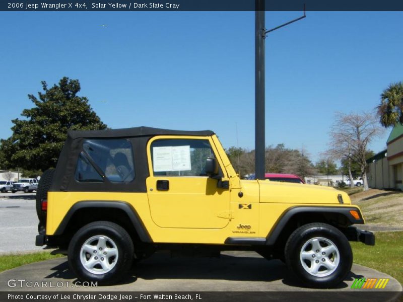 Solar Yellow / Dark Slate Gray 2006 Jeep Wrangler X 4x4