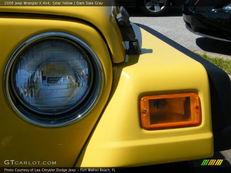 Solar Yellow / Dark Slate Gray 2006 Jeep Wrangler X 4x4