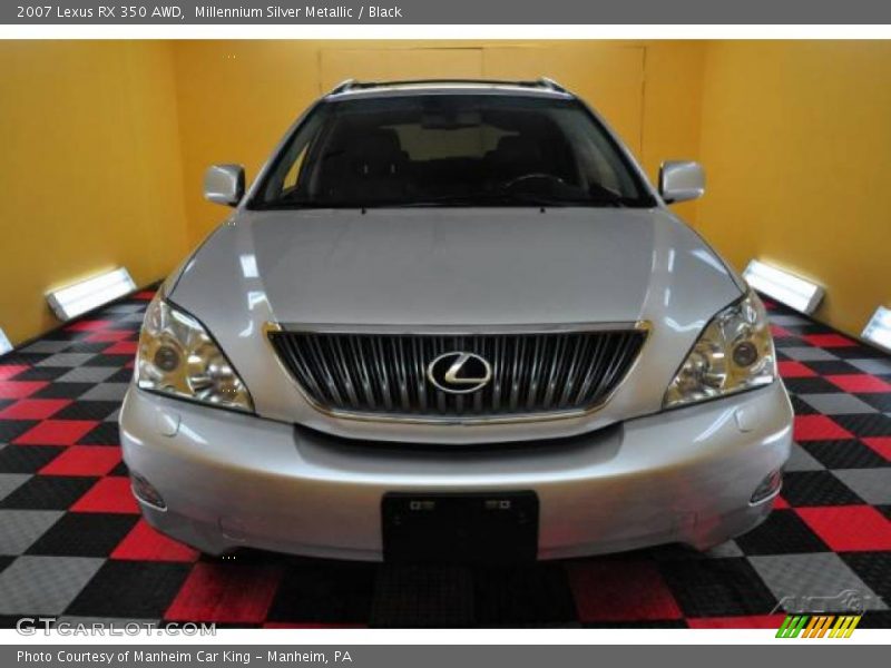 Millennium Silver Metallic / Black 2007 Lexus RX 350 AWD