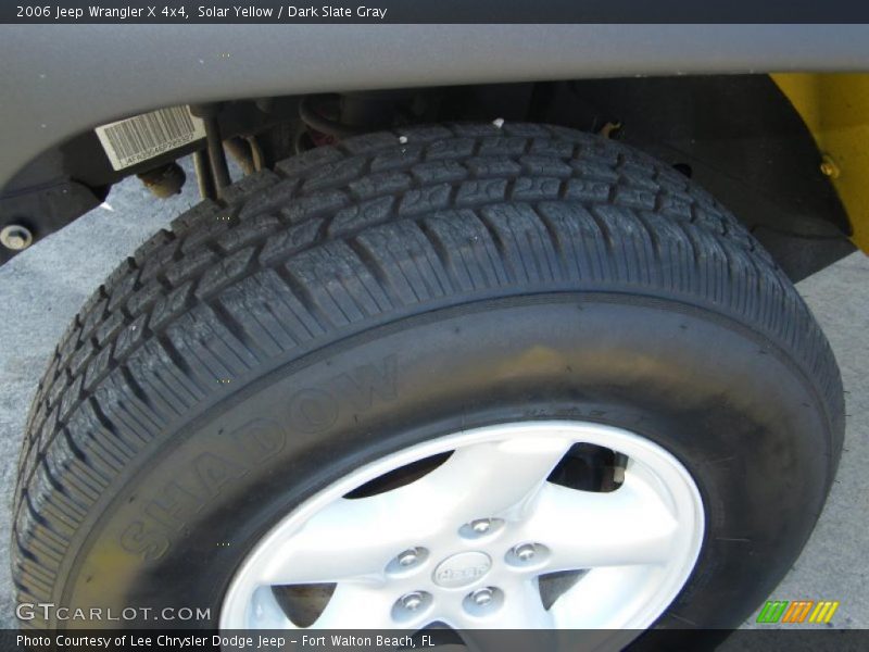 Solar Yellow / Dark Slate Gray 2006 Jeep Wrangler X 4x4