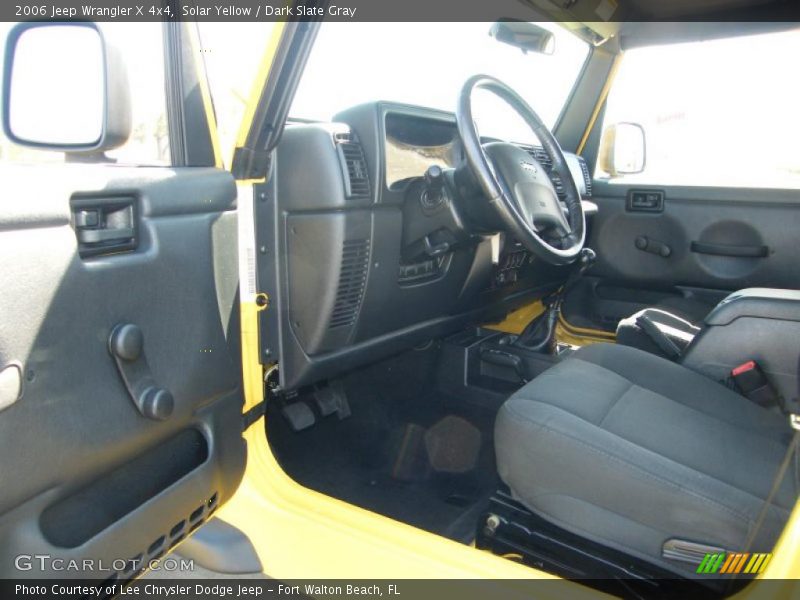 Solar Yellow / Dark Slate Gray 2006 Jeep Wrangler X 4x4