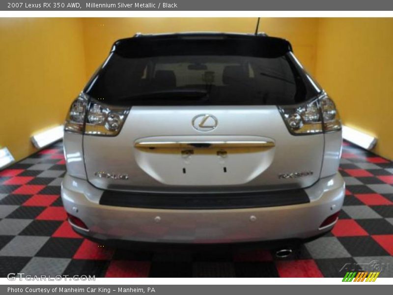 Millennium Silver Metallic / Black 2007 Lexus RX 350 AWD