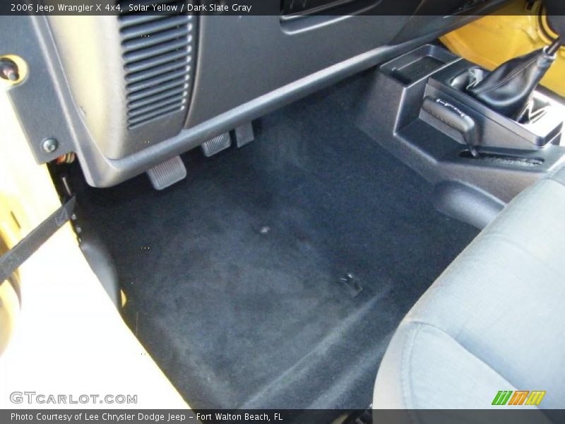 Solar Yellow / Dark Slate Gray 2006 Jeep Wrangler X 4x4