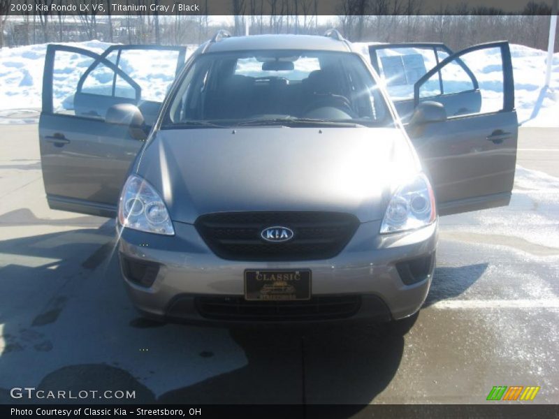 Titanium Gray / Black 2009 Kia Rondo LX V6