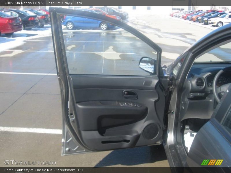 Titanium Gray / Black 2009 Kia Rondo LX V6