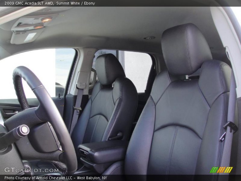 Summit White / Ebony 2009 GMC Acadia SLT AWD