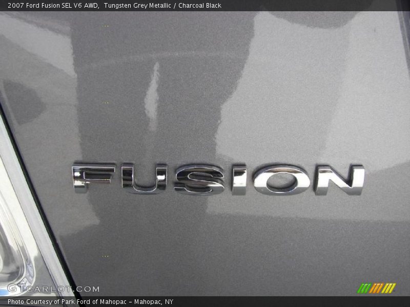 Tungsten Grey Metallic / Charcoal Black 2007 Ford Fusion SEL V6 AWD