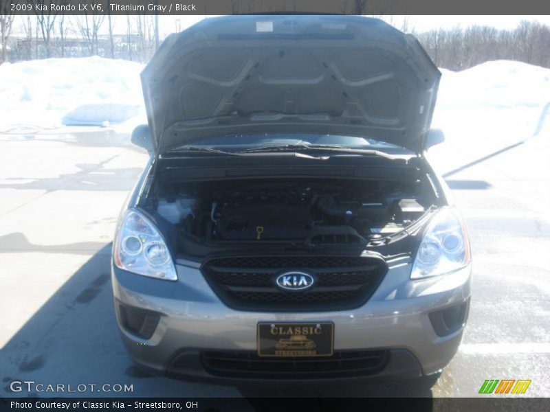 Titanium Gray / Black 2009 Kia Rondo LX V6