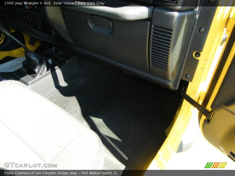 Solar Yellow / Dark Slate Gray 2006 Jeep Wrangler X 4x4