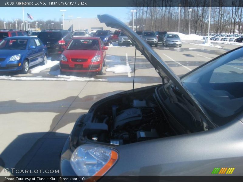 Titanium Gray / Black 2009 Kia Rondo LX V6
