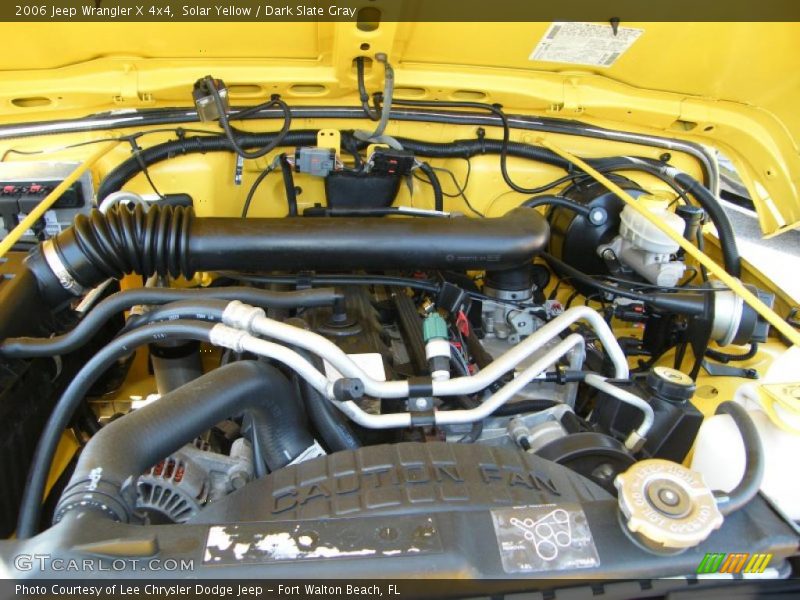 Solar Yellow / Dark Slate Gray 2006 Jeep Wrangler X 4x4