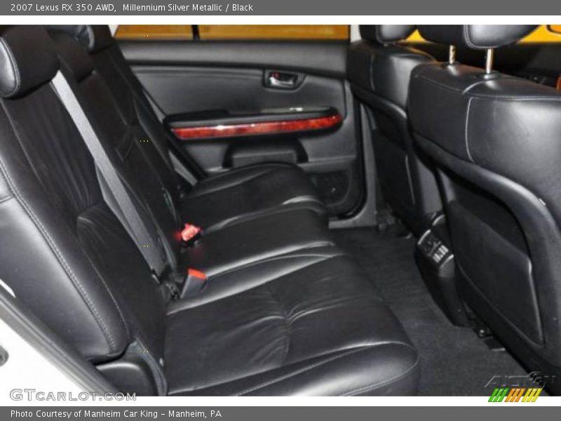 Millennium Silver Metallic / Black 2007 Lexus RX 350 AWD