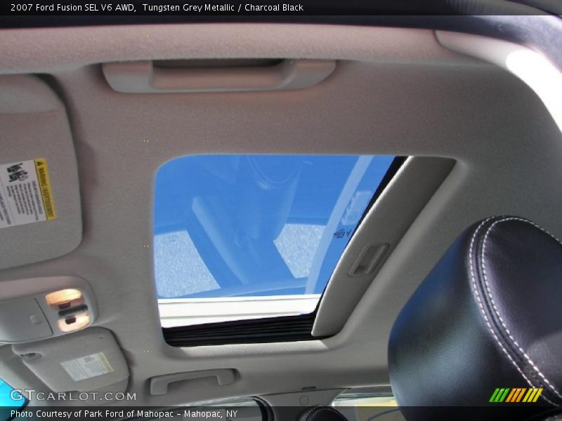 Tungsten Grey Metallic / Charcoal Black 2007 Ford Fusion SEL V6 AWD