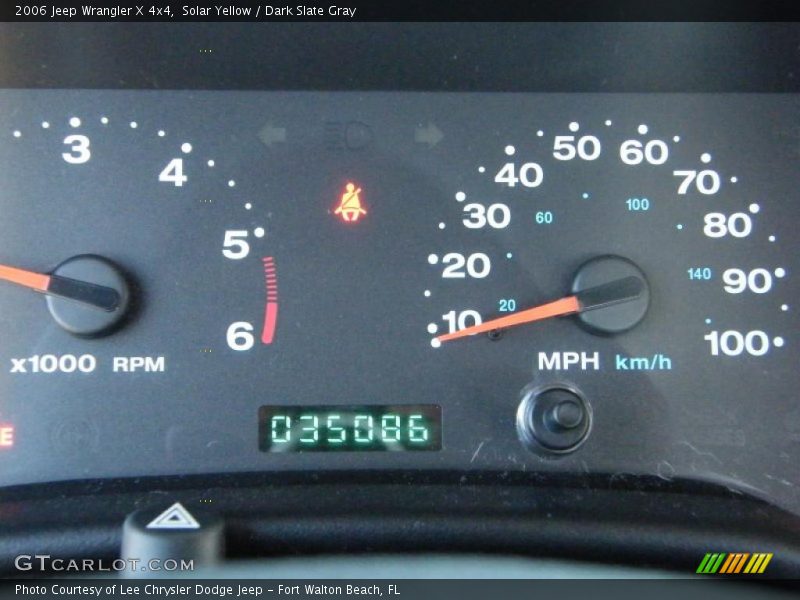Solar Yellow / Dark Slate Gray 2006 Jeep Wrangler X 4x4