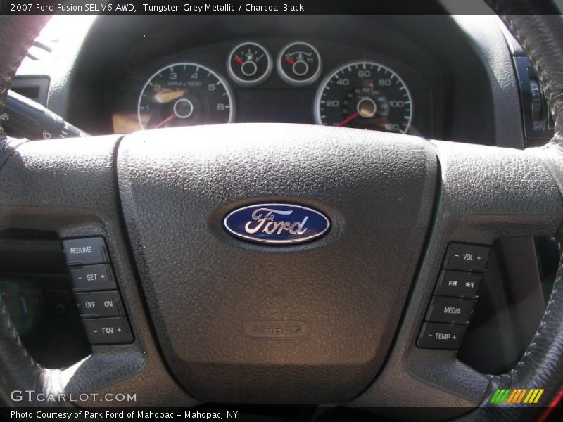 Tungsten Grey Metallic / Charcoal Black 2007 Ford Fusion SEL V6 AWD