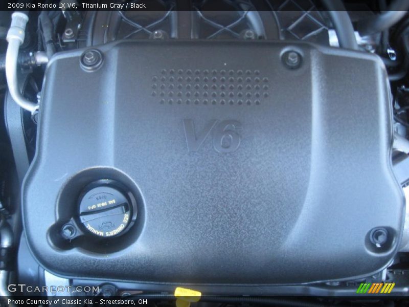 Titanium Gray / Black 2009 Kia Rondo LX V6