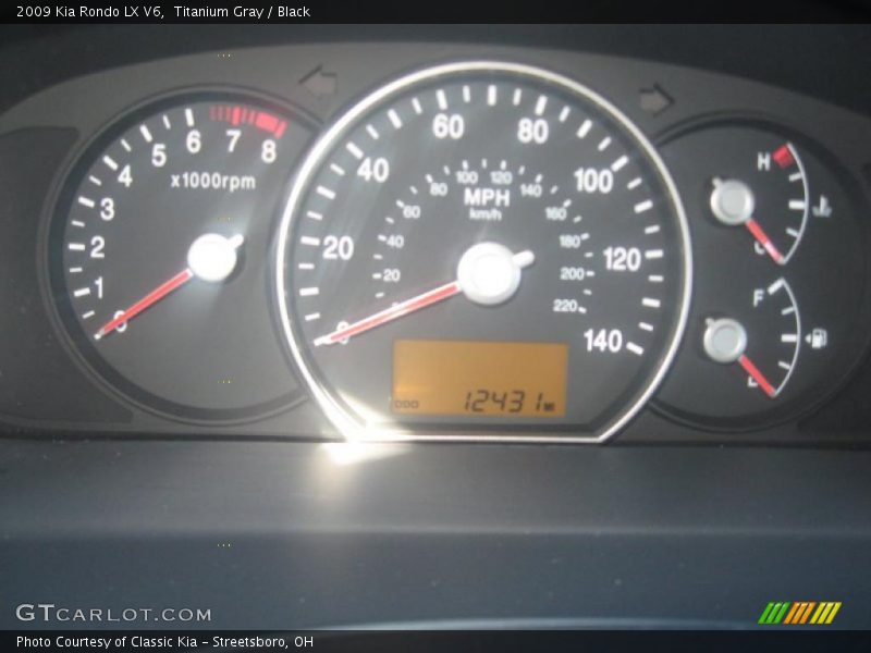 Titanium Gray / Black 2009 Kia Rondo LX V6