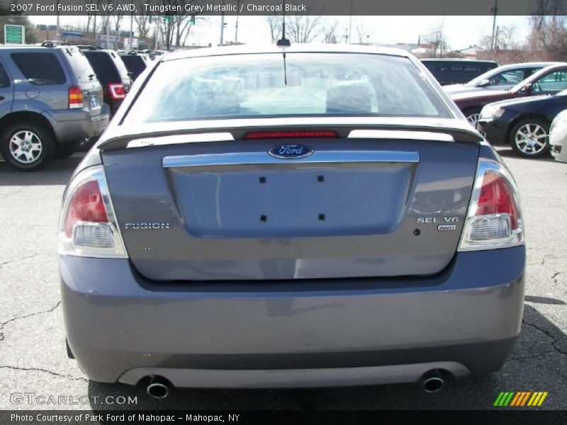 Tungsten Grey Metallic / Charcoal Black 2007 Ford Fusion SEL V6 AWD