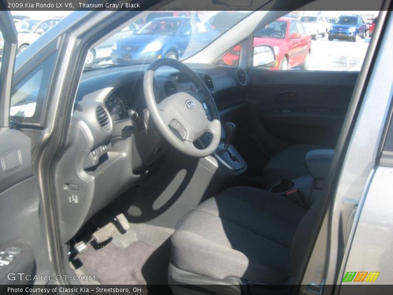 Titanium Gray / Black 2009 Kia Rondo LX V6