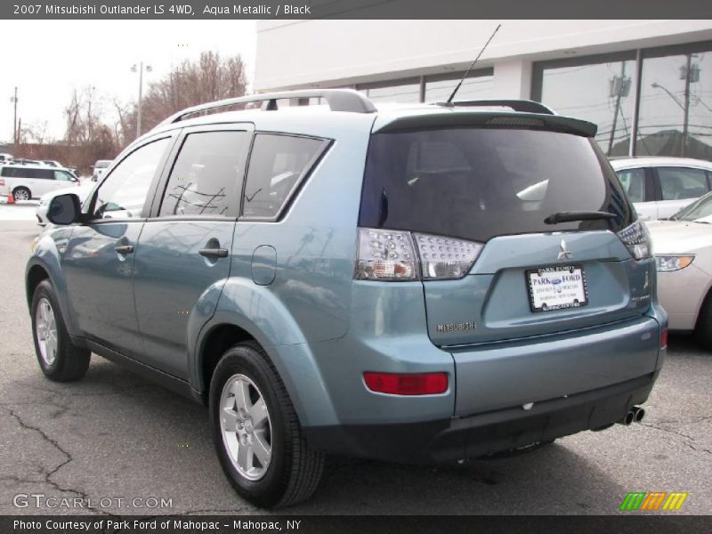 Aqua Metallic / Black 2007 Mitsubishi Outlander LS 4WD