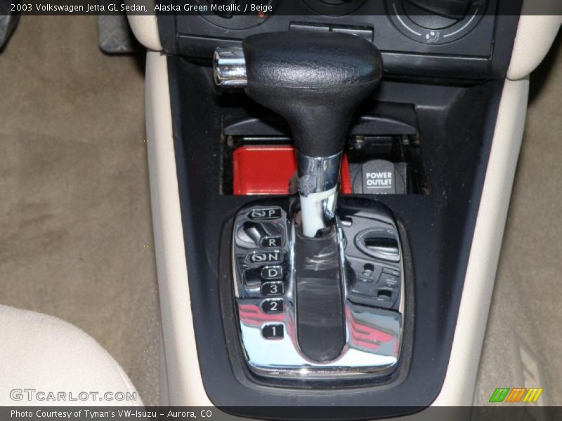Alaska Green Metallic / Beige 2003 Volkswagen Jetta GL Sedan