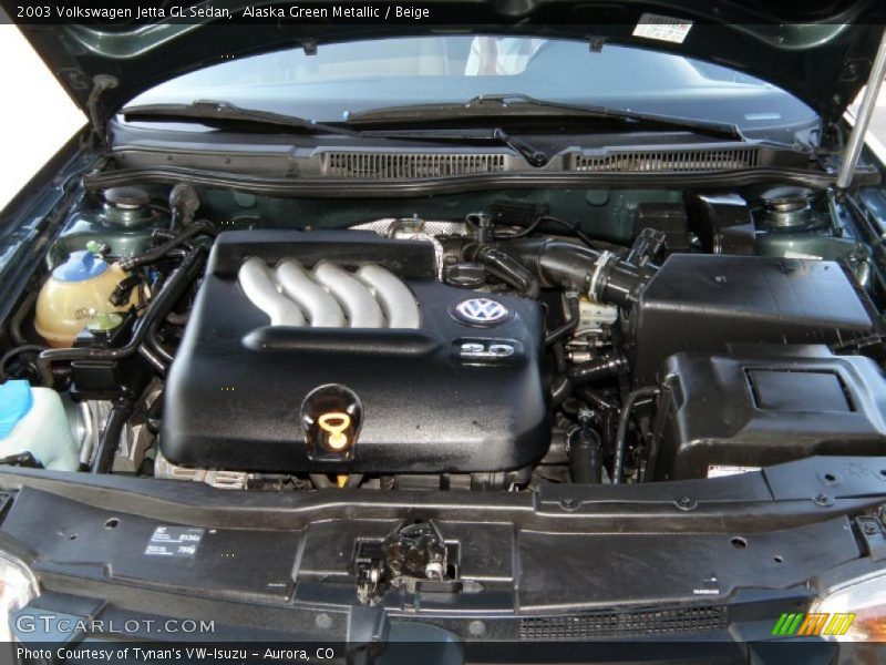 Alaska Green Metallic / Beige 2003 Volkswagen Jetta GL Sedan
