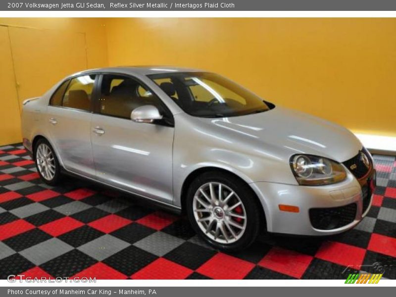 Reflex Silver Metallic / Interlagos Plaid Cloth 2007 Volkswagen Jetta GLI Sedan