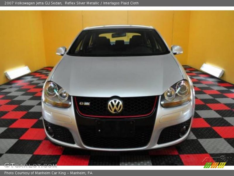Reflex Silver Metallic / Interlagos Plaid Cloth 2007 Volkswagen Jetta GLI Sedan