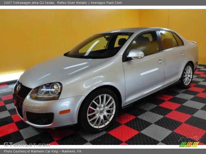 Reflex Silver Metallic / Interlagos Plaid Cloth 2007 Volkswagen Jetta GLI Sedan
